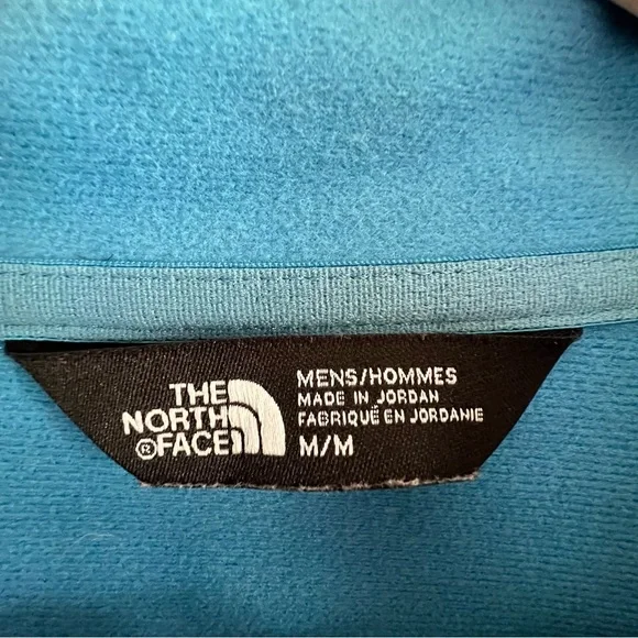 The North Face Blue Performance 1/4 Zip Jacket Lightweight Athletic Wear - Picture 3 of 3